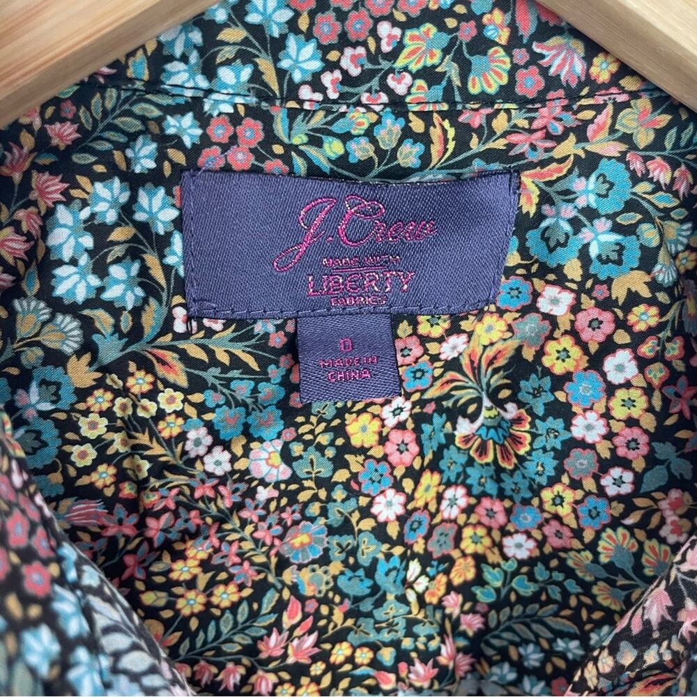 J Crew Button Down Shirt Floral Liberty Fabrics 0 - Picture 5 of 9